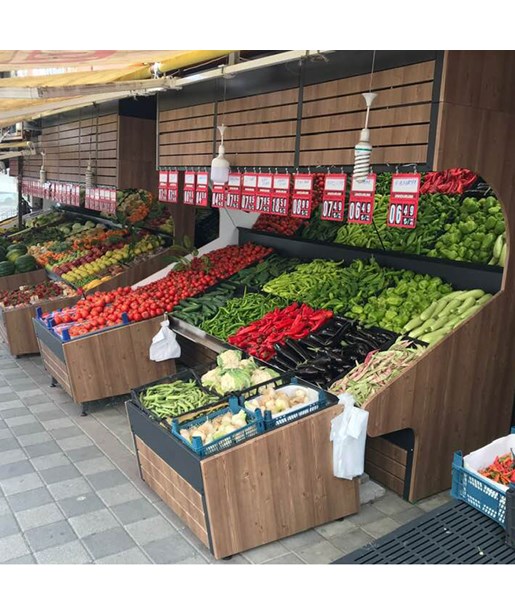 Ahşap Manav Reyonlar