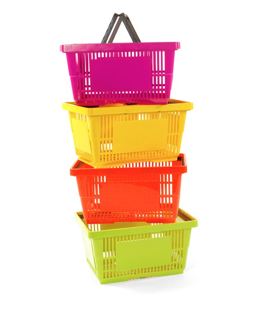 Alışveriş El Sepeti 28LT Çift Saplı