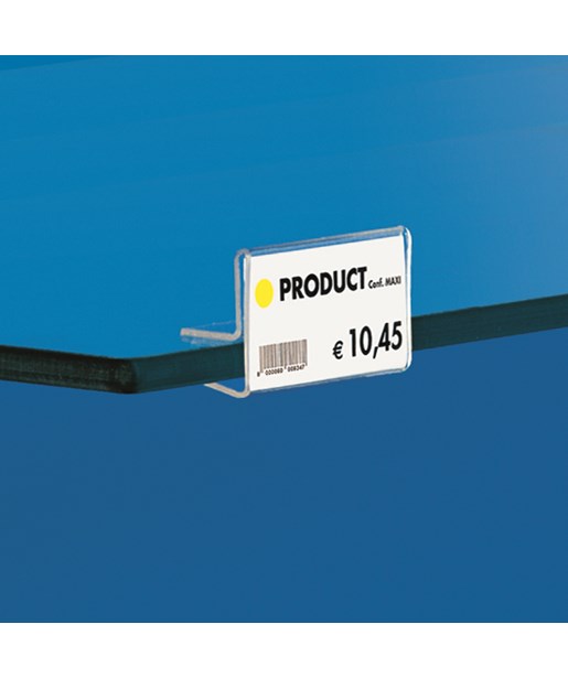 Raf Önü Etiket Tutucu Pleksiler