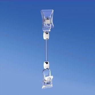 Mandallı Etiket Tutucu-Çift Mandal